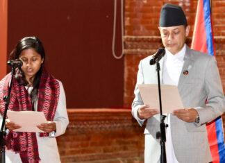 उपसभामुख रुबीकुमारी ठाकुरले लिइन् शपथ